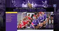 Desktop Screenshot of nyuvolleyballcamps.com