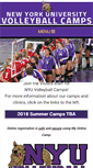 Mobile Screenshot of nyuvolleyballcamps.com